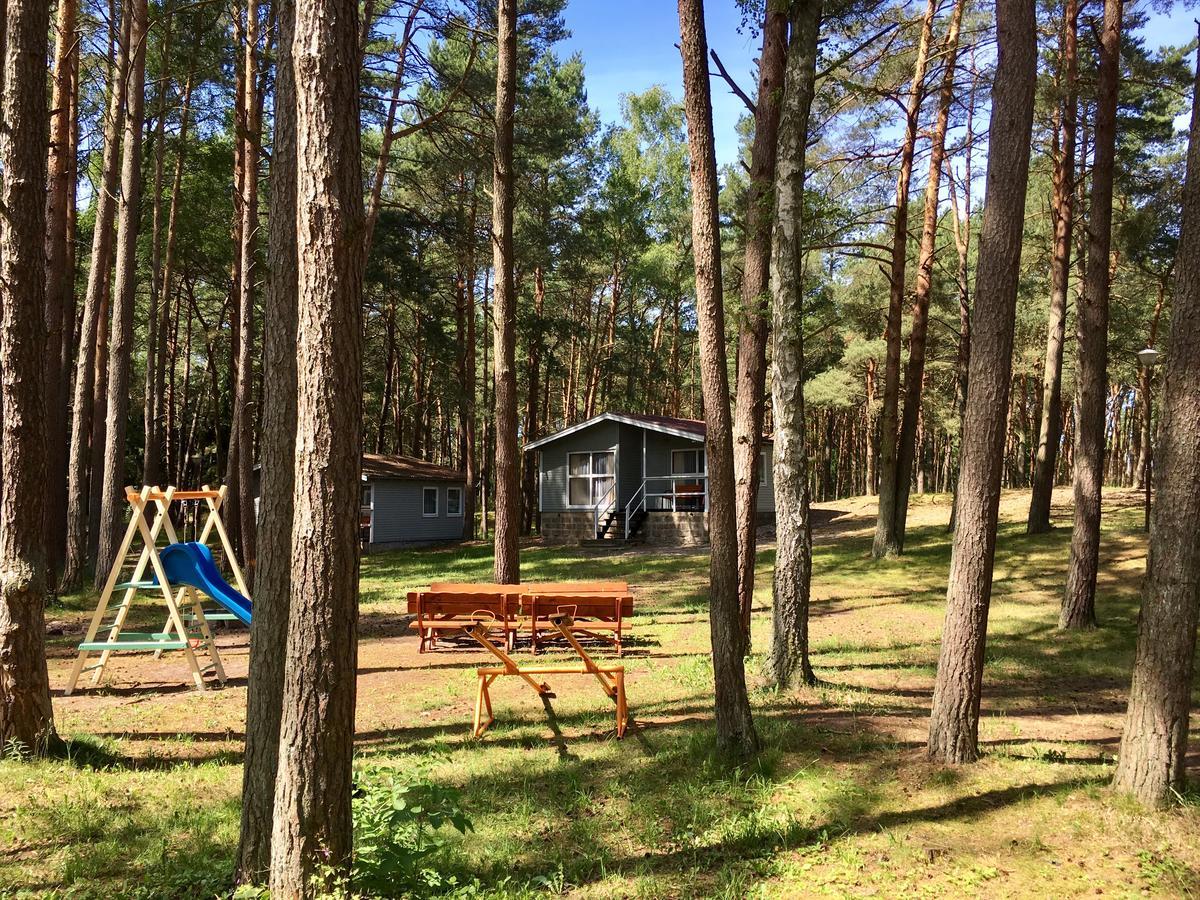 Lesna Przystan Villa โปเบียโรโว ภายนอก รูปภาพ